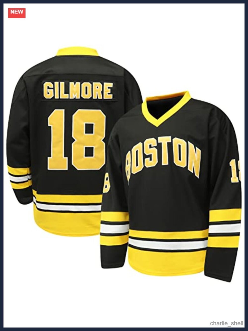 Stitched Ice Hockey Jersey Long Sleeve Breathable Mesh Retro 90s Movie
